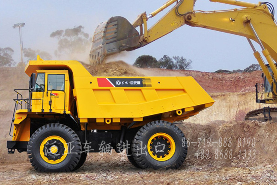 80吨矿用车,东风巨无霸自卸,80吨重型卡车