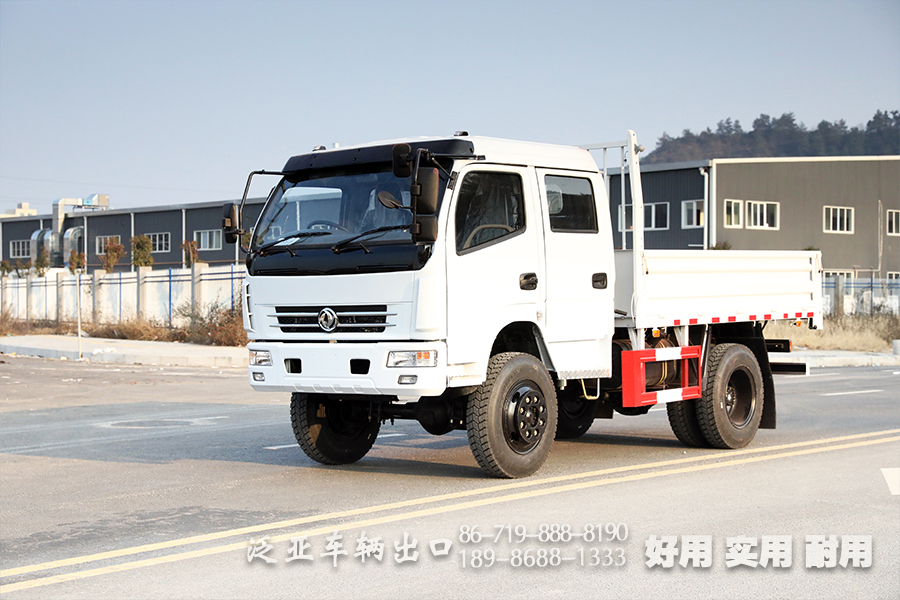 右舵卡车,双排卡车,出口专用车定制,4*4右驾货车,越野卡车,全驱车出口