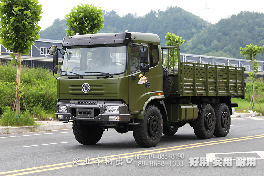 东风6×6,越野卡车厂家,专用卡车厂家,升级款货车,EQ2102载货车,东风六驱,六驱EQ2102,190马力货车,平头货车定制