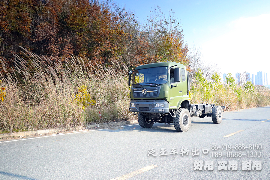 东风四驱,DFH2140B底盘,东风4×4,越野专用车,专用车底盘,四驱底盘改装,260马力专用车底盘,东风底盘改装,14吨出口型底盘,东风底盘定制,