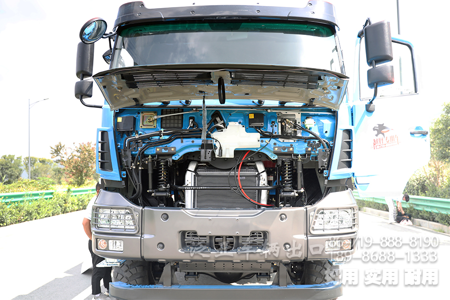 6×6重卡，6×6三桥车，三桥货运卡车，东风全驱，340马力重载卡车，5.5米长途货车