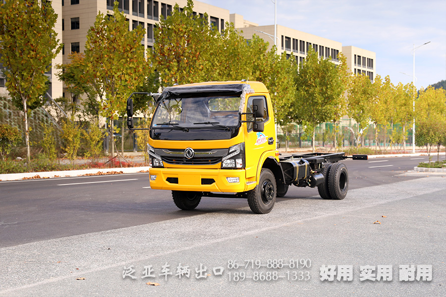 东风4*2轻卡尖头越野底盘定制_举升运输车底盘_东风小型微卡底盘改装