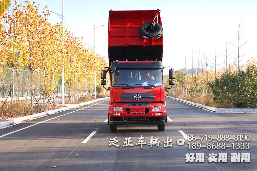  5吨自卸车,东风轻卡自卸,出口专供卡车,东风单排4*2,轻型自卸货车