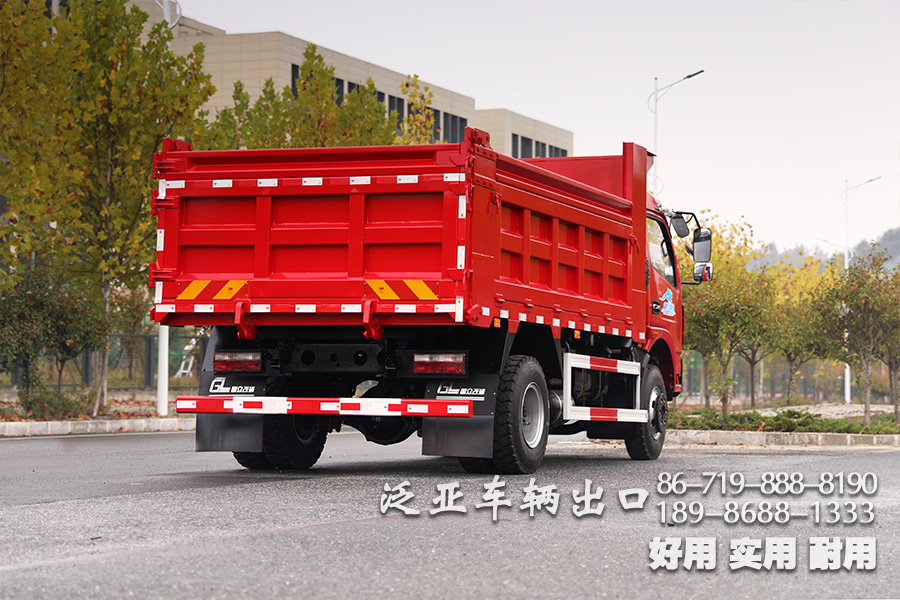 5吨自卸车,东风轻卡自卸,出口专供卡车,东风单排4*2,轻型自卸货车