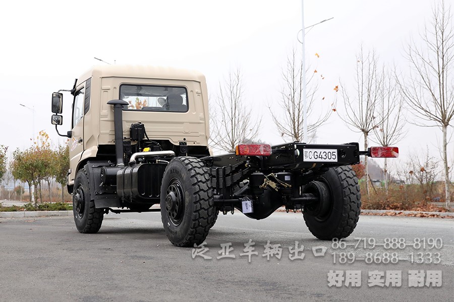 东风4x4，东风四驱，东风大马力卡车，手动八档卡车，大马力底盘出口