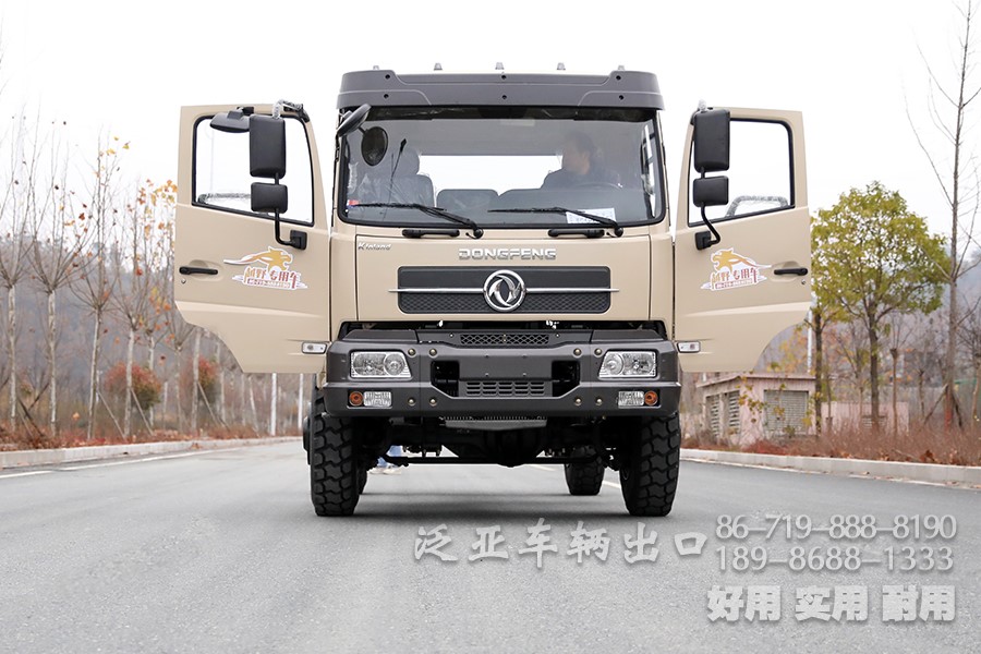 东风4x4，东风四驱，东风大马力卡车，手动八档卡车，大马力底盘出口