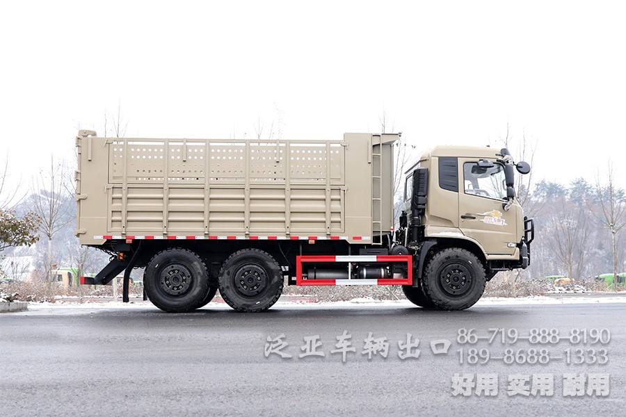 东风六驱。东风6x6，东风大马力越野卡车，天锦驾驶室卡车、210马力卡车