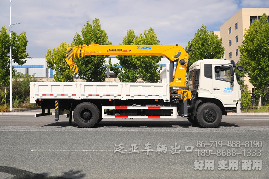 吊车，8吨吊车，随车起重运输车，东风吊车，手动10档随车起重运输车